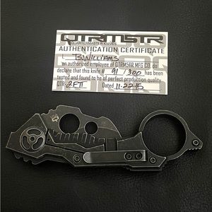 Quartermaster QTR-2FTT Karambit Knife Limited Edition 91 of 300 Extremely RARE